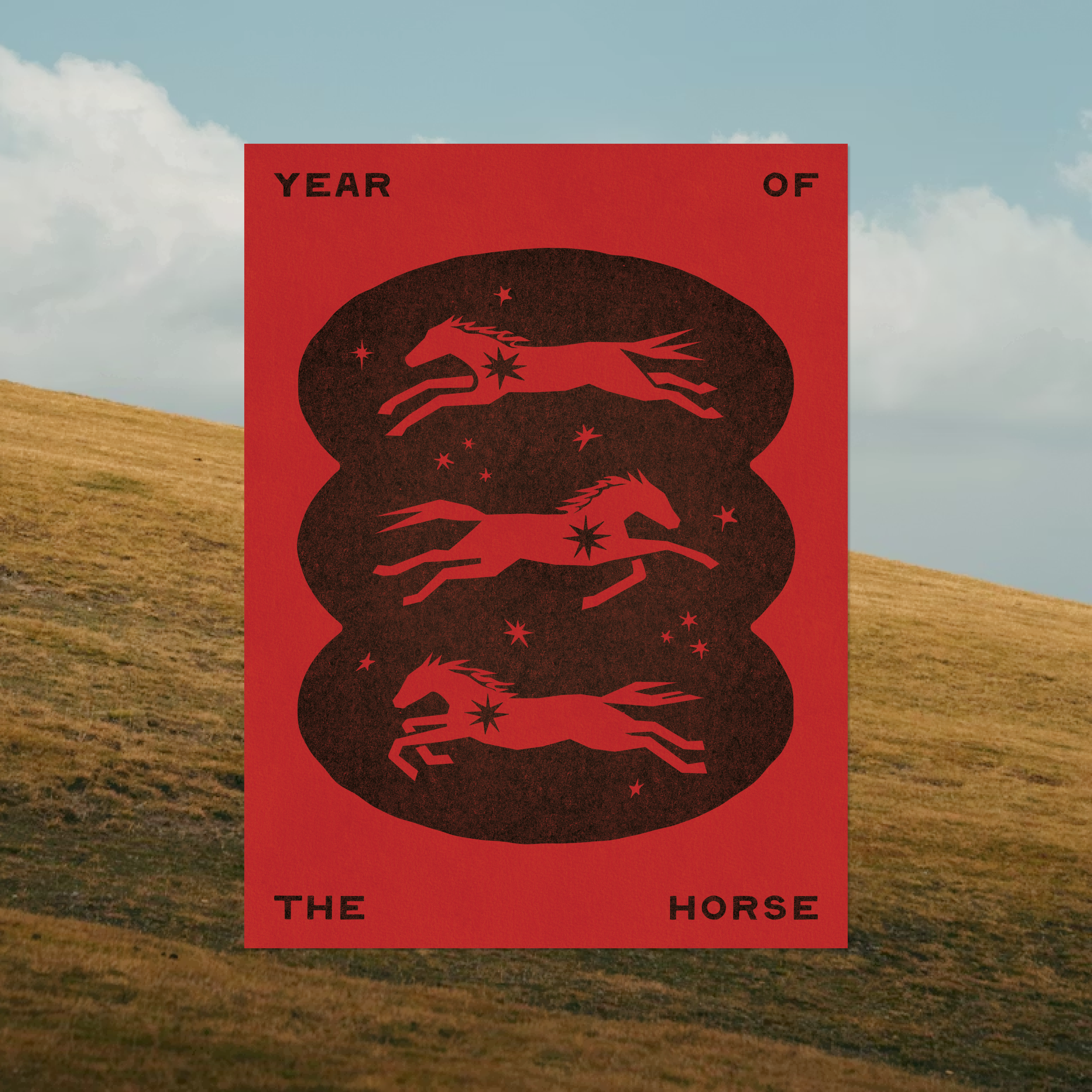 Year of the Horse Riso Design